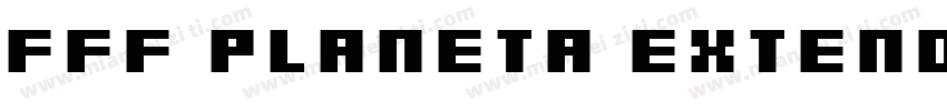 FFF Planeta Extended字体转换